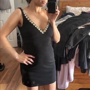Basix Sz 4 black Mini Cocktail dress. Worn once